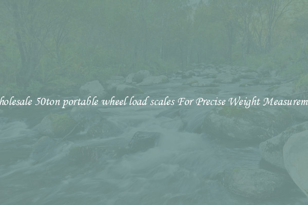 Wholesale 50ton portable wheel load scales For Precise Weight Measurement