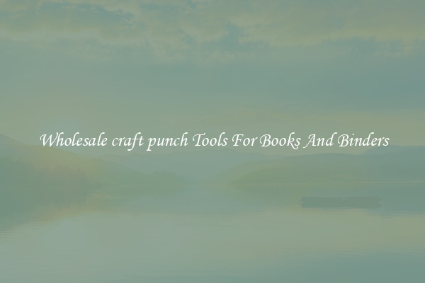 Wholesale craft punch Tools For Books And Binders