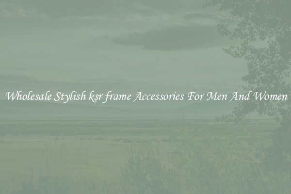 Wholesale Stylish ksr frame Accessories For Men And Women