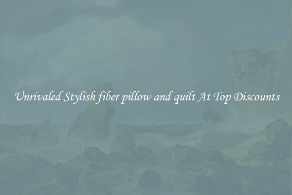 Unrivaled Stylish fiber pillow and quilt At Top Discounts