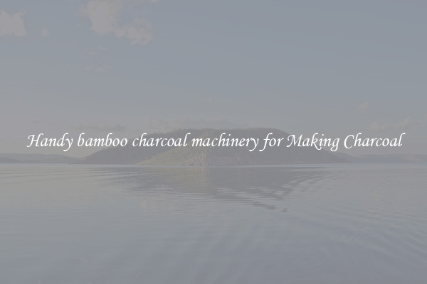 Handy bamboo charcoal machinery for Making Charcoal