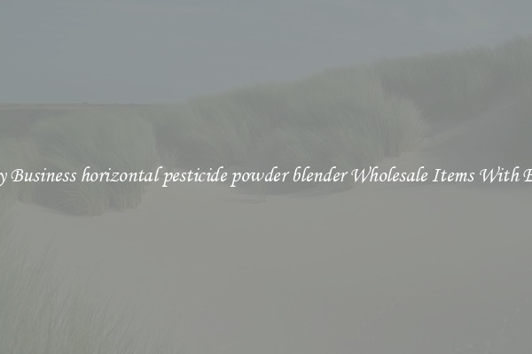 Buy Business horizontal pesticide powder blender Wholesale Items With Ease