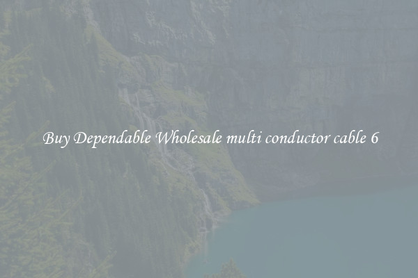 Buy Dependable Wholesale multi conductor cable 6