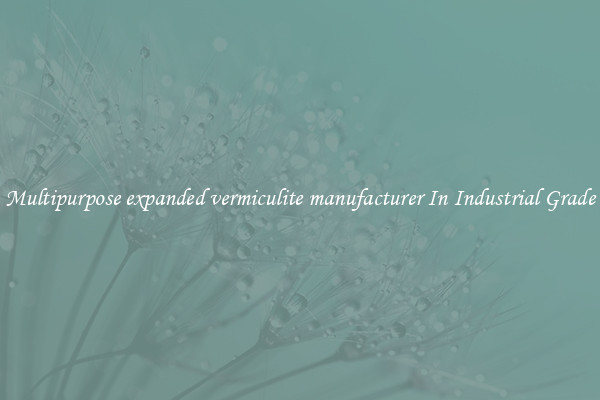 Multipurpose expanded vermiculite manufacturer In Industrial Grade