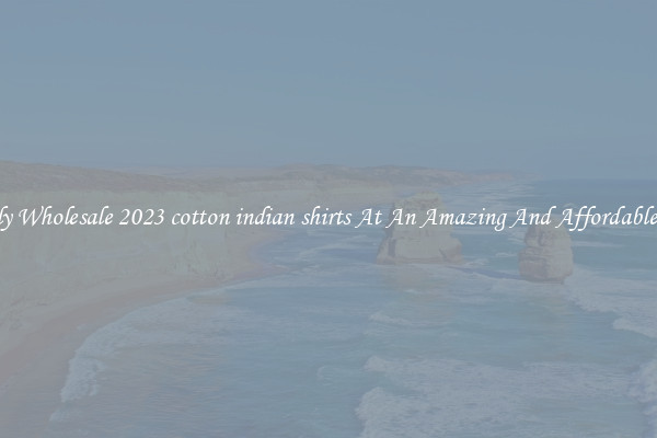 Lovely Wholesale 2023 cotton indian shirts At An Amazing And Affordable Price