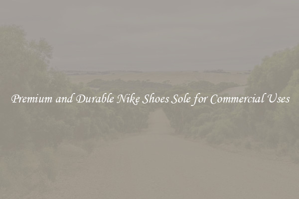 Premium and Durable Nike Shoes Sole for Commercial Uses