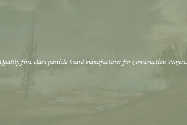 Quality first class particle board manufacturer for Construction Projects